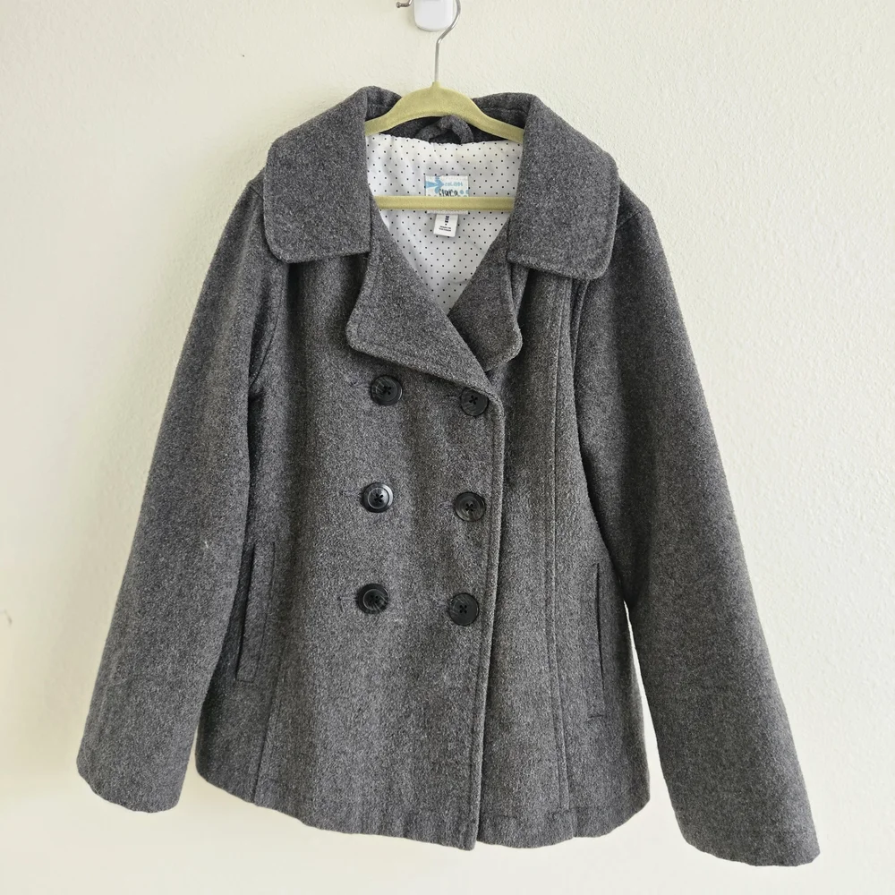 Old Navy Kid's Gray Peacoat